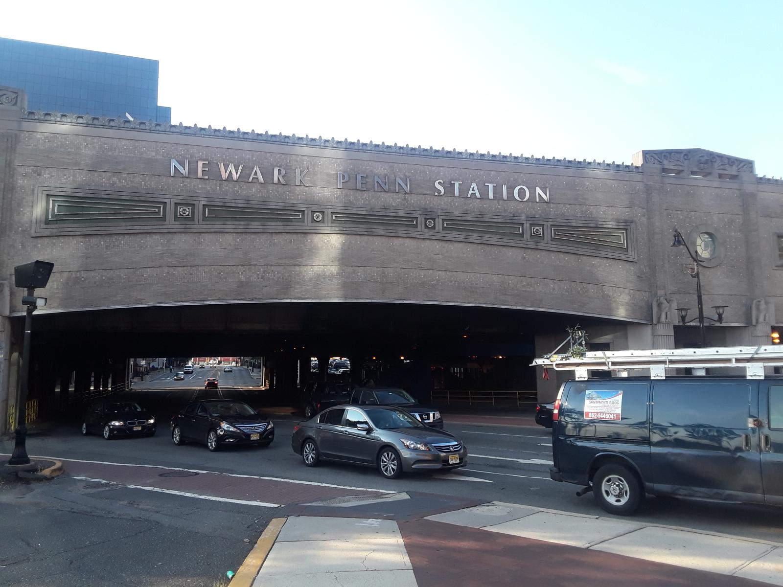 Raymond Blvd Exit View of Newark Penn Station